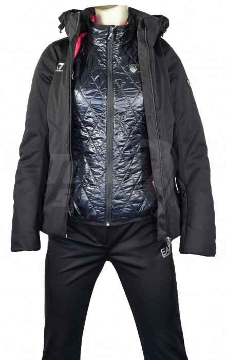 EA7 Lyžařský set bunda + kalhoty + vesta