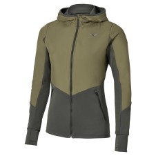 Značky &ndash; Mizuno Active Warmalite Hybrid Full Zip Hooded Long Sleeve Top